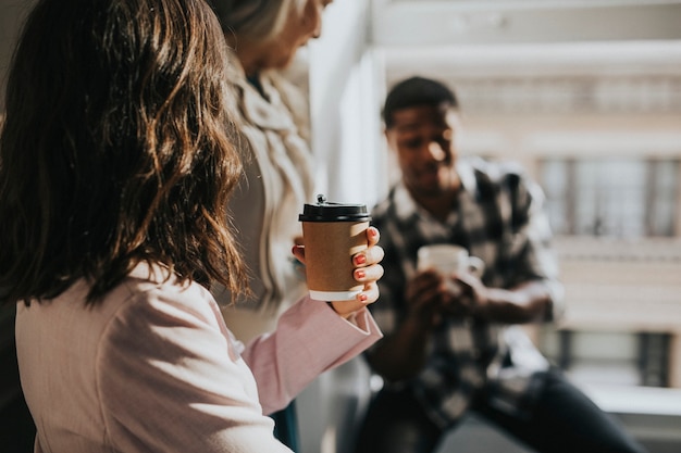 Small group walking through terraced coffee farm with guide